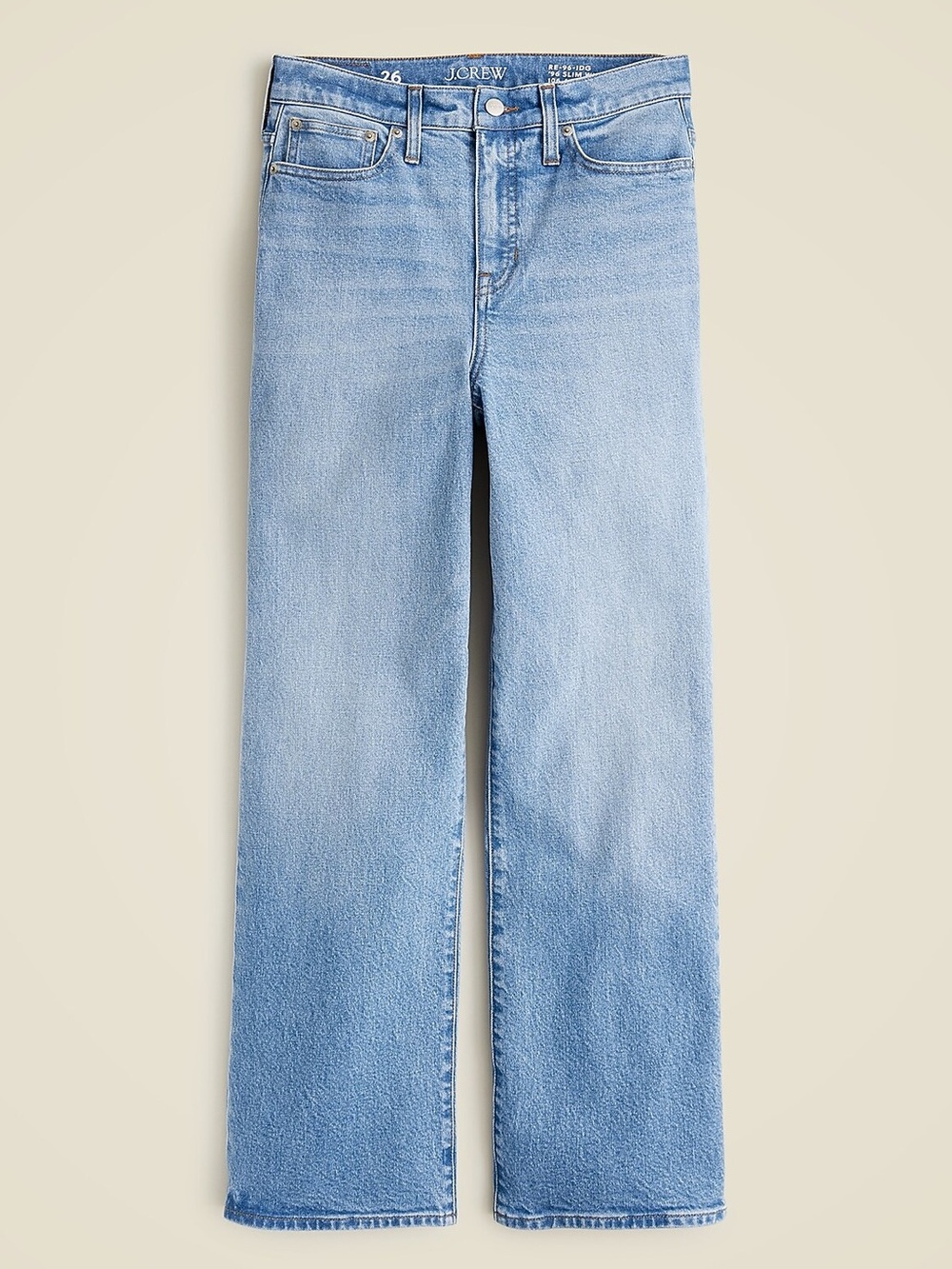 J.Crew High-rise Slim Wide Jean in 1996 Semi Stretch | 34 | NWT